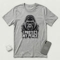 I Protect My Peace - Stoic Gorilla - T-Shirt - Athletic Heather mockup